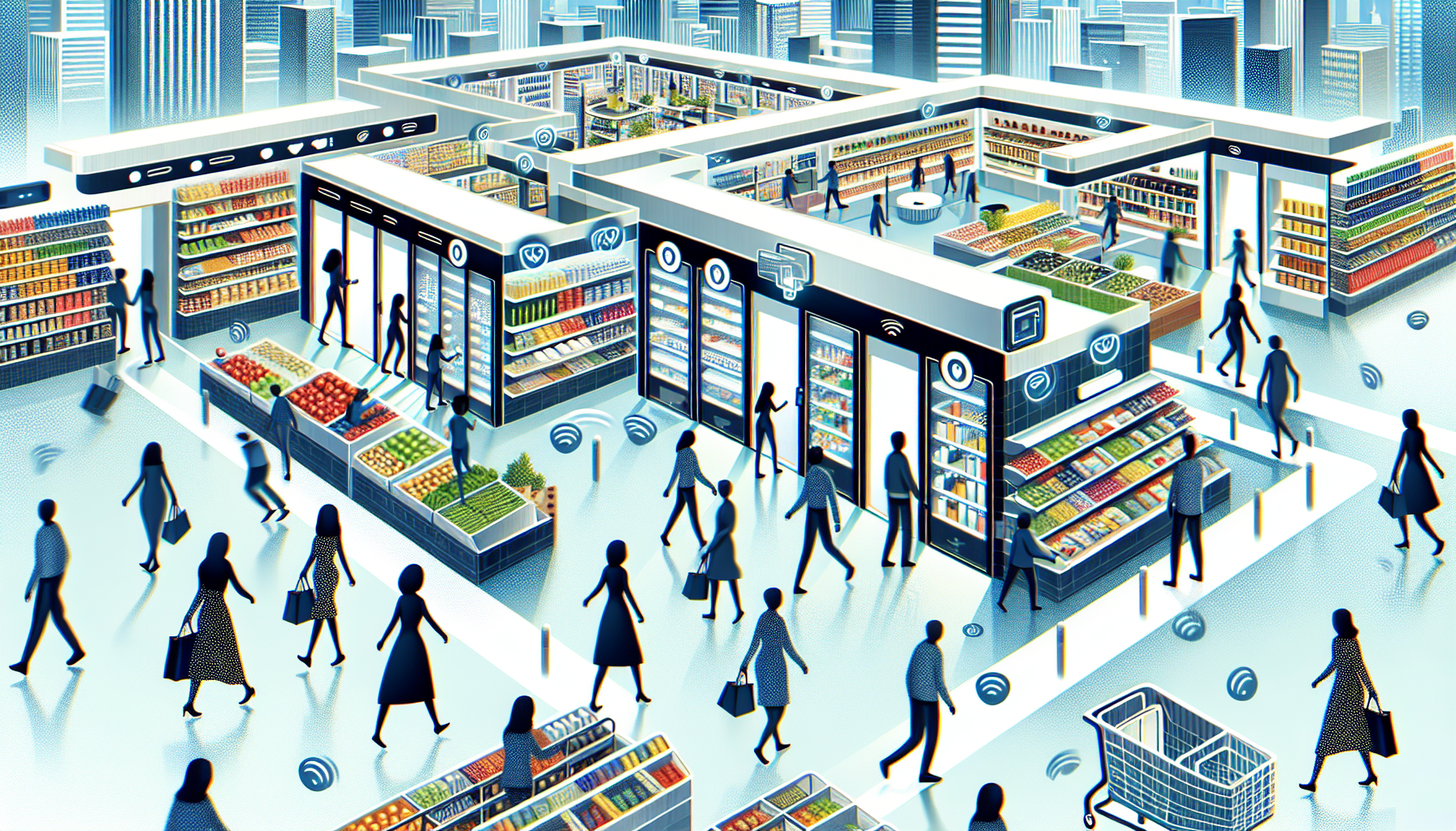 cashierless stores, including Amazon Go and Żabka Nano