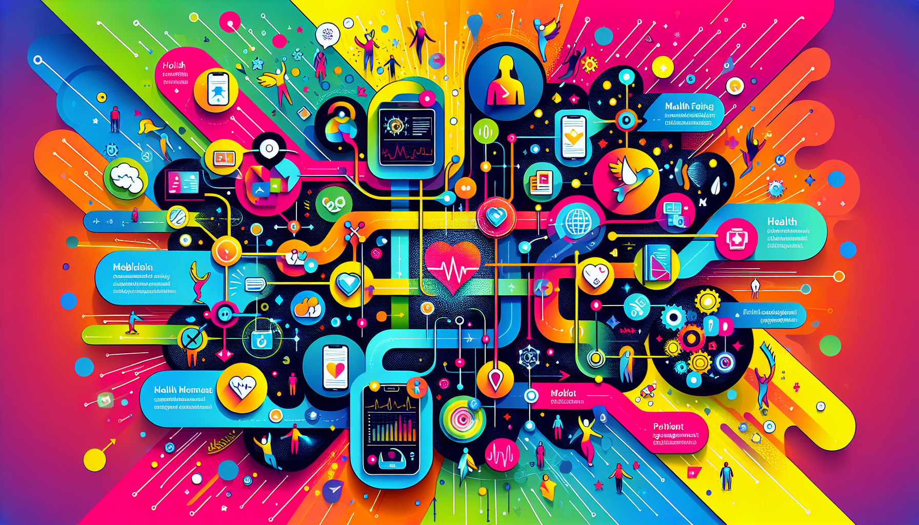 Key features of modern personal health platforms highlighted in an infographic.