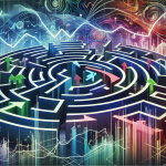 An illustration depicting the concept of corporate investing patterns and their predictability.