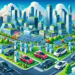 A visual representation of the development of charging infrastructure for electric vehicles.