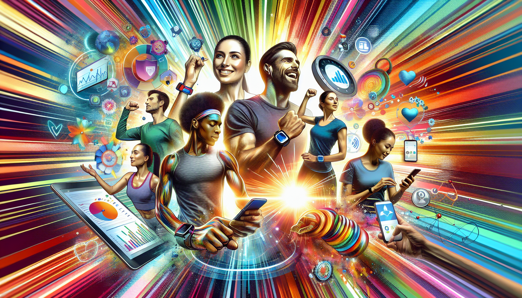 An illustration representing the rise of personal health platforms in modern healthcare.