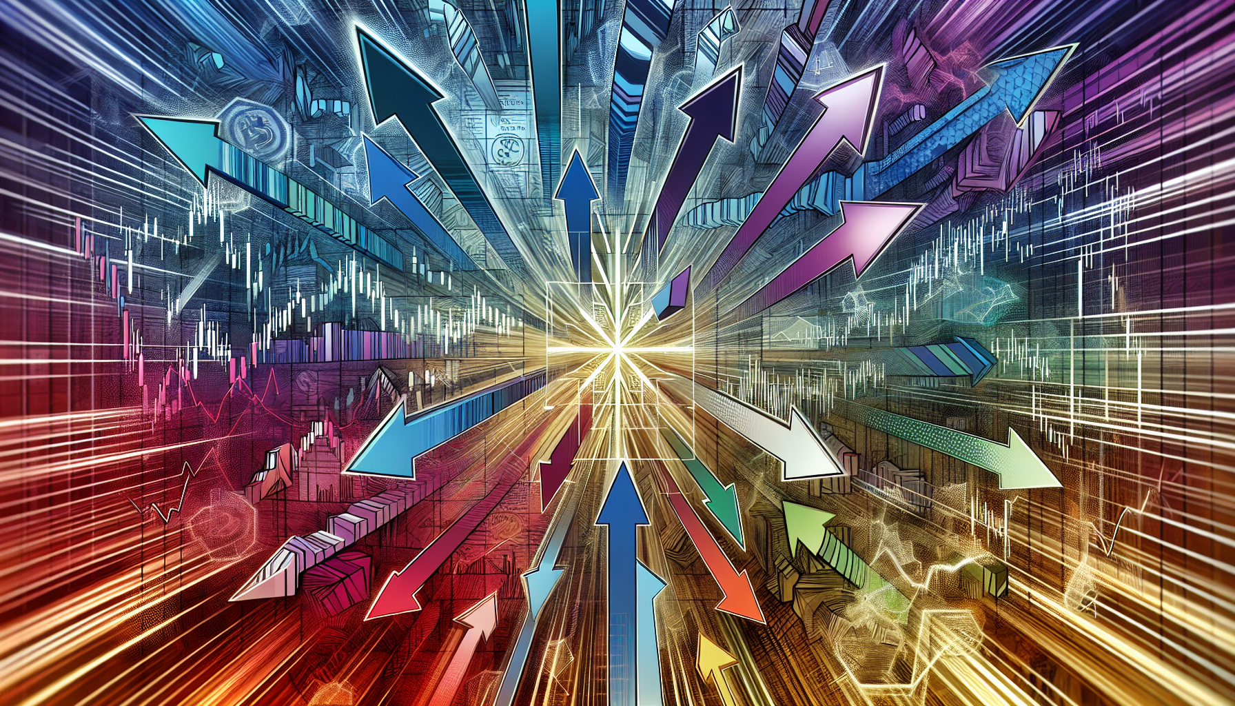 Illustration of investment dynamics influenced by economic uncertainty in emerging markets.