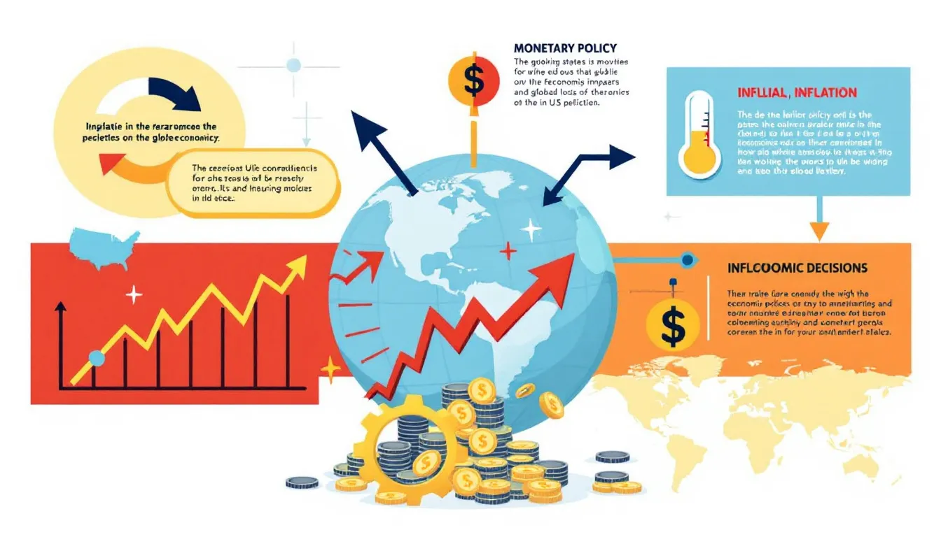 An infographic illustrating the global impact of U.S. economic policies.